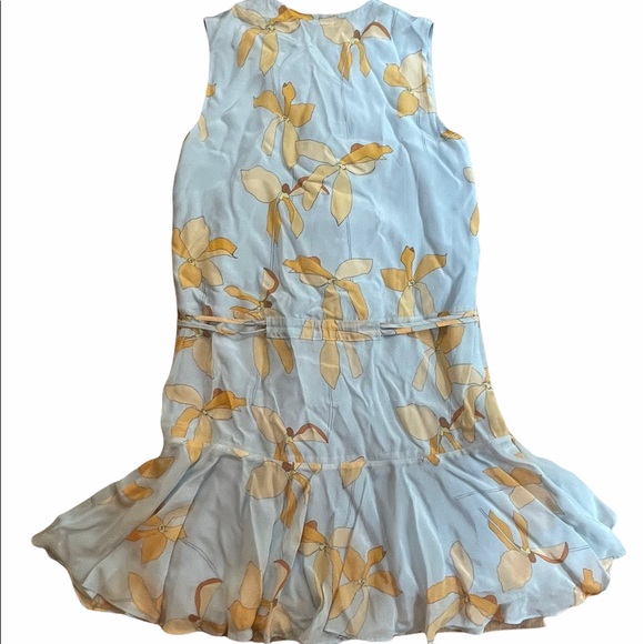 Reiss Sienna Reef dress blue orange floral XS / 0 - Picture 8 of 16